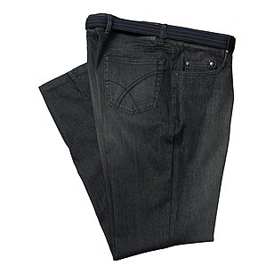 Aubi | 5-Pocket Jeans T400 | Mit kurzer Leibhhe (Tiefbund) | Farbe black