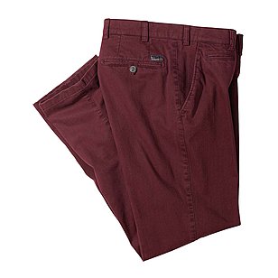 Aubi | Farbige Sportswear-Hose mit kurzer Leibhhe | Farbe rot