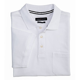 Casa Moda | Polohemd Premium Cotton | Farbe wei