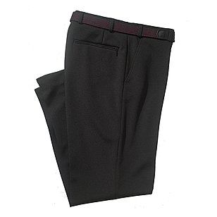 Bgelfreie pflegeleichte Allround Hose | Dehnbund mit elastischem Grtel | Farbe schwarz