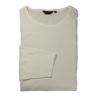 Kitaro | Langarm T-Shirt | Reine Baumwolle | Farbe naturwei