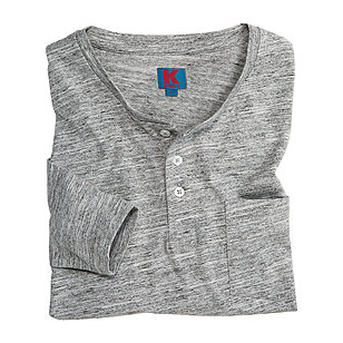 Langarm T-Shirt | Pflegeleichte Qualitt | Mit Brusttasche | Grau