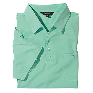 Polo Hemd mit elastischem Bund bgelfrei | Farbe grn