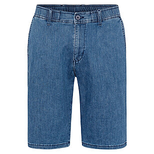Pioneer | bequeme Jeans Bermuda | Kurze Leibhhe | Jeansblau