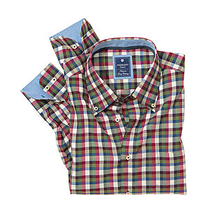 Redmond | Hemd aus Baumwoll Twill | Farbe grn