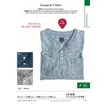 Langarm T-Shirt Henley HW20_79