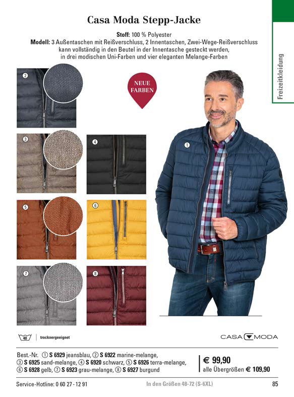 Casa Moda Steppjacke Winter 2019