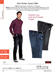 Five-Pocket Jeans T400 Kurzleibhose