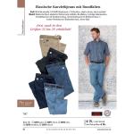 Elastische Kurzleibjeans Bundfalten Frhjahr 2019