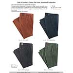 Club of Comfort Chinos Flat Front Baumwolle