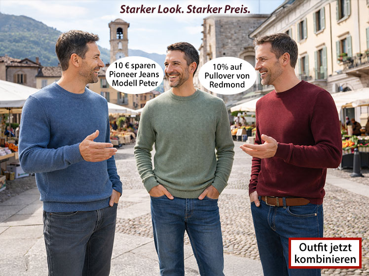 Zeitlose Herrenmode mit Preisvorteil