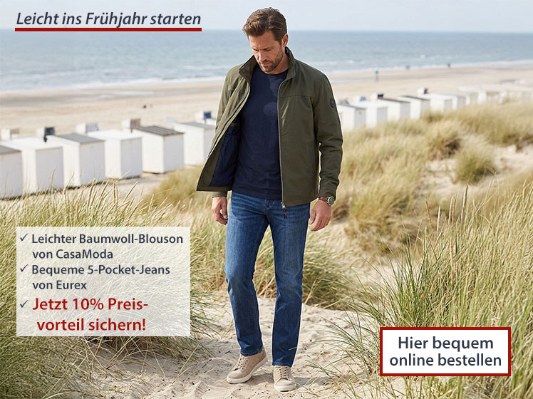 Zeitlose Herrenmode mit Preisvorteil