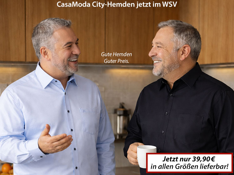 Wintermode, die sitzt. CasaModa Hemden im Angebot! Die City-Hemden lassen sich vielseitig kombinieren und behalten auch nach h�ufigem Waschen ihre Form.