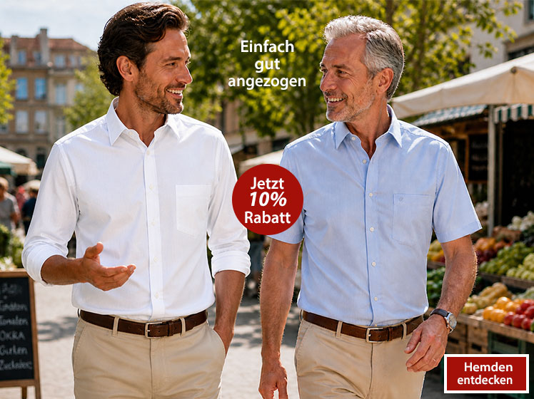 Zeitlose Herrenmode mit Preisvorteil