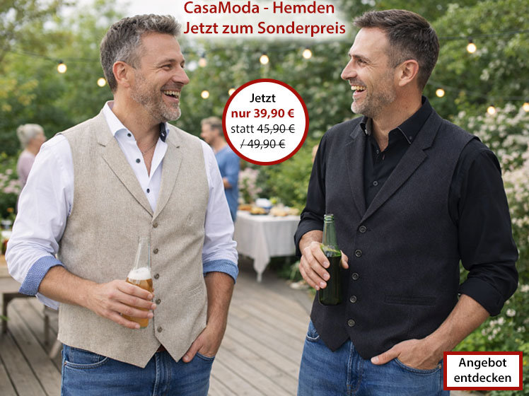 Zeitlose Herrenmode mit Preisvorteil