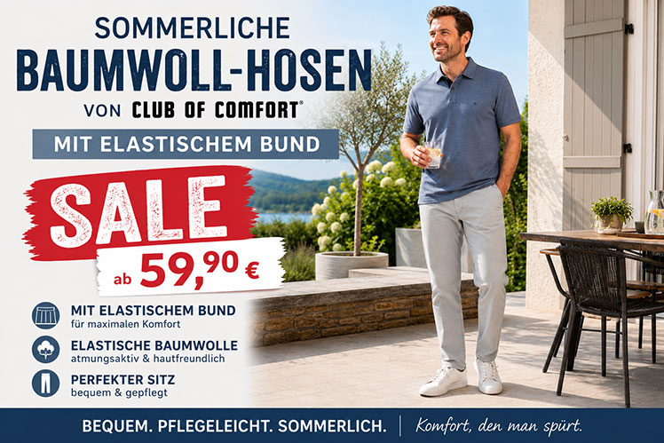 Zeitlose Herrenmode mit Preisvorteil