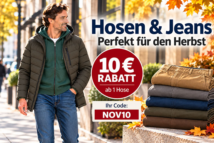 Zeitlose Herrenmode mit Preisvorteil