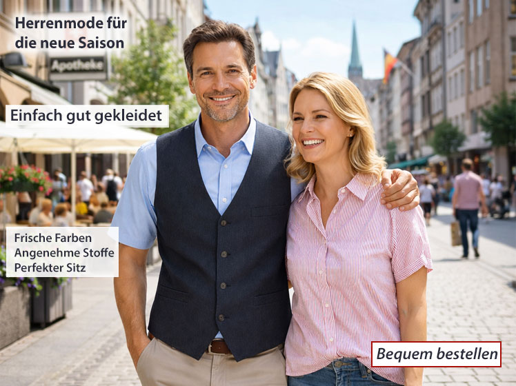 Zeitlose Herrenmode mit Preisvorteil