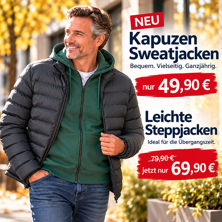 Zeitlose Herrenmode mit Preisvorteil