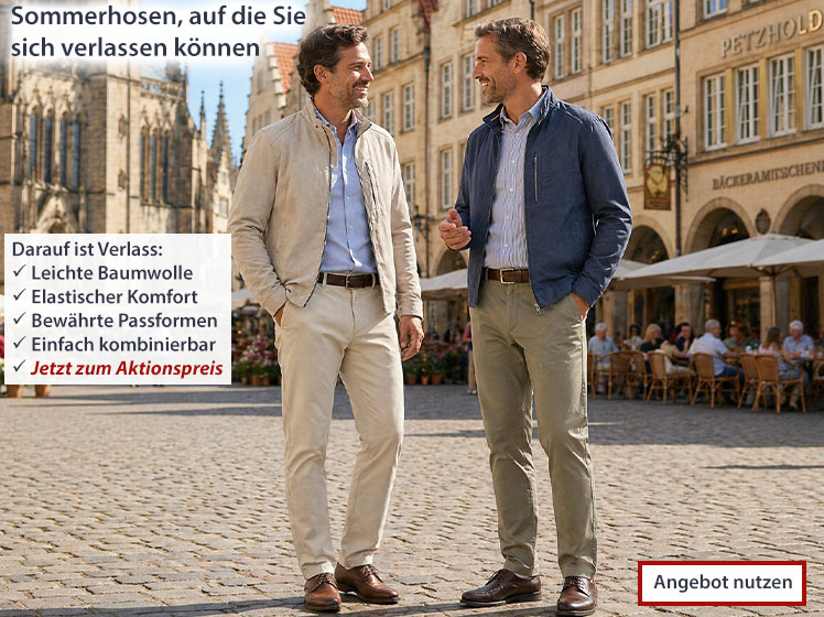 Zeitlose Herrenmode mit Preisvorteil