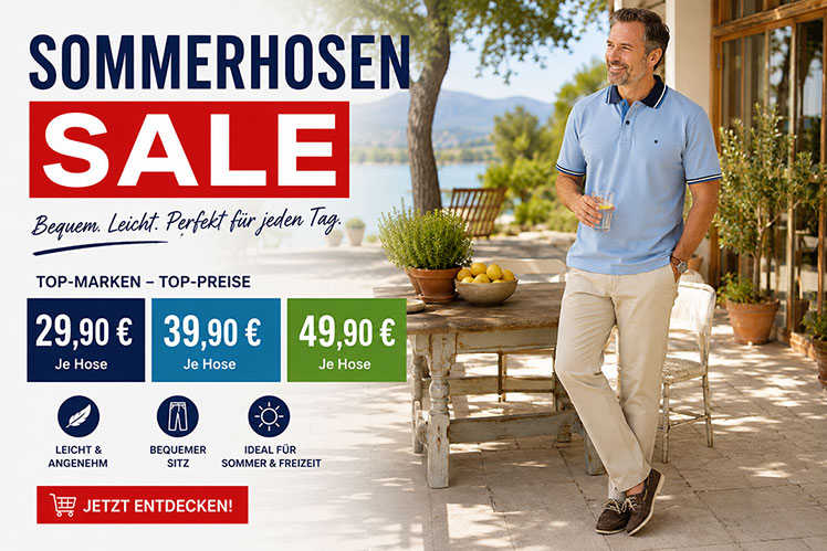 Zeitlose Herrenmode mit Preisvorteil