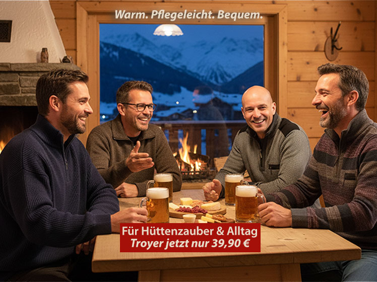 Wintermode, die sitzt Troyer im Angebot! Drau�en wird es frostig? Kein Problem unsere neuen Sweat Troyer halten Sie zuverl�ssig warm und sehen dabei richtig gut aus! Von sportlich bis klassisch nat�rlich in allen Kimmich-Gr��en, damit alles perfekt passt.