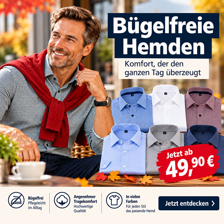 Zeitlose Herrenmode mit Preisvorteil