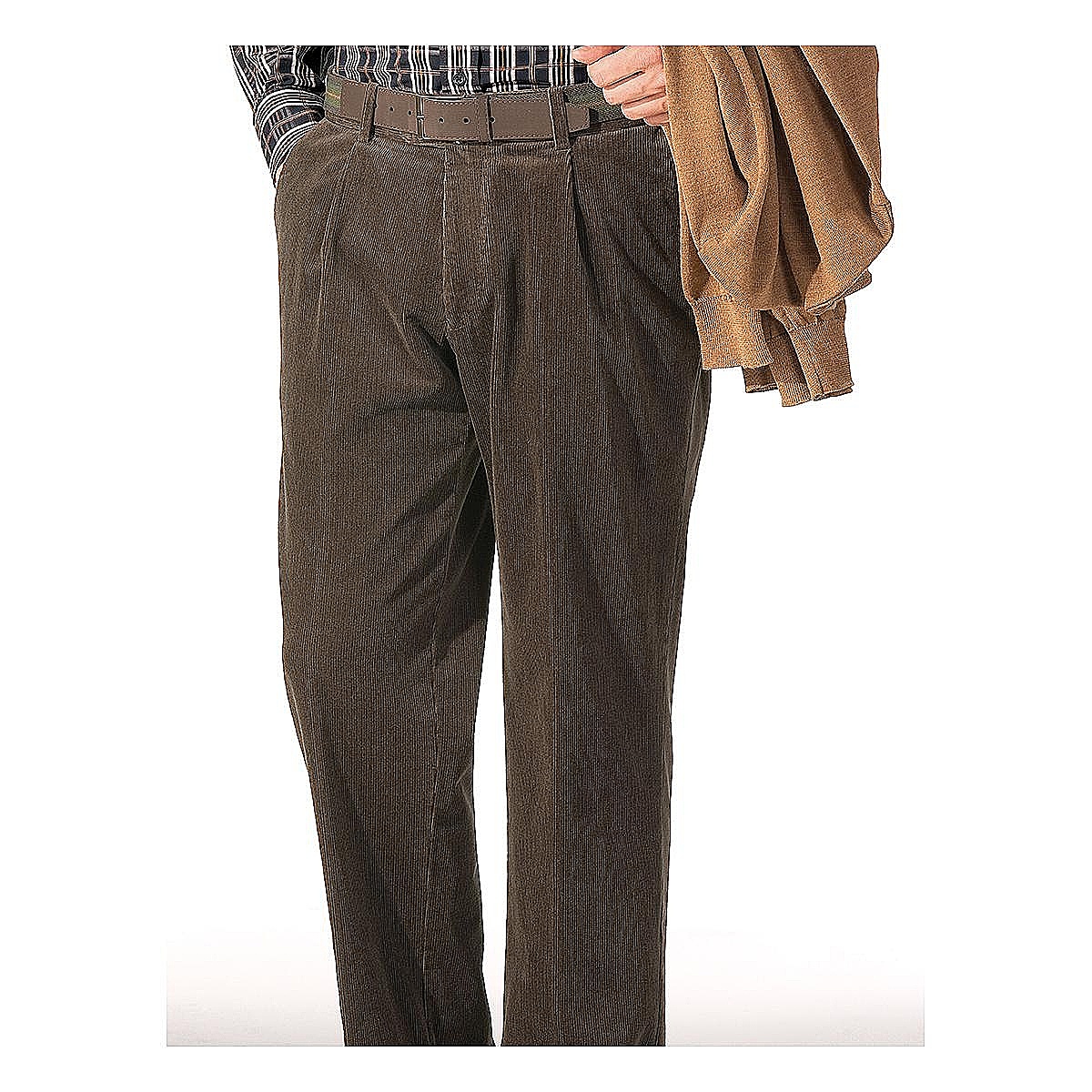 Cordhose Damen - Bequeme Palazzo Hose Mit Mittlerer Leibhöhe Für Freizeit