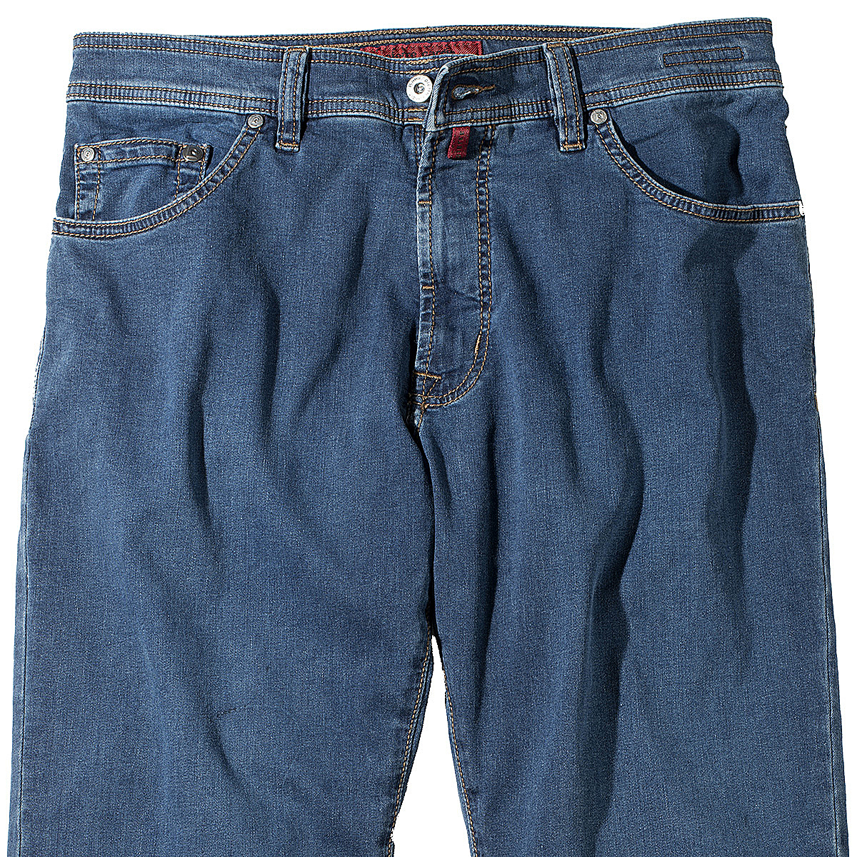 Pierre Cardin stretch korte jeans blauw futureflex