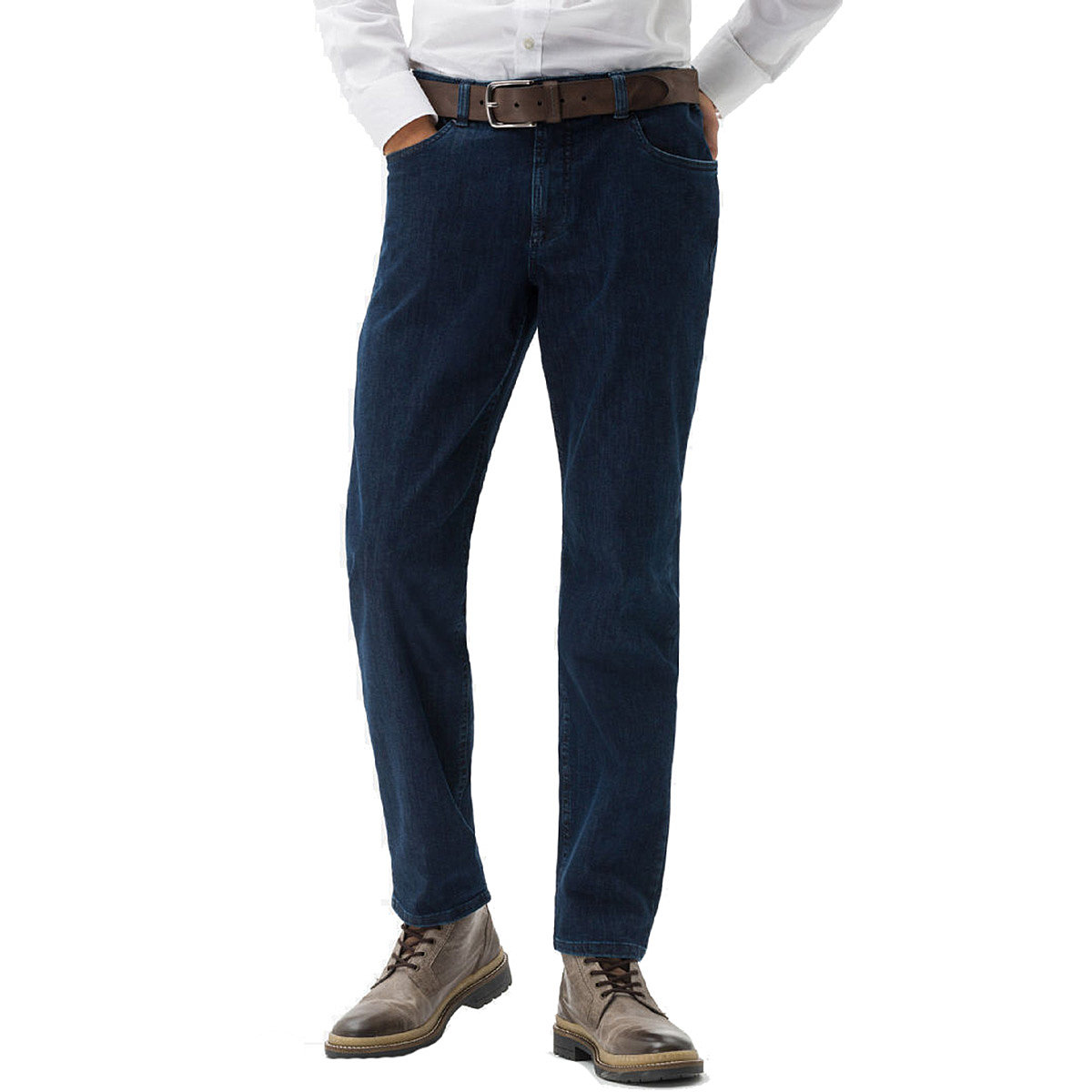 Eurex bei Brax | Männermode Kurzleib | Blau 5-Pocket, | Highstretch-Jeans Größenspezialist 