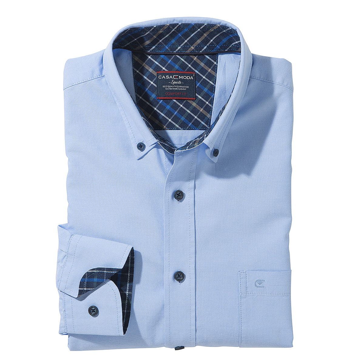 Herren Freizeit Hemd mit Button-Down-Kragen ComfortFit Casa Moda 403621300 