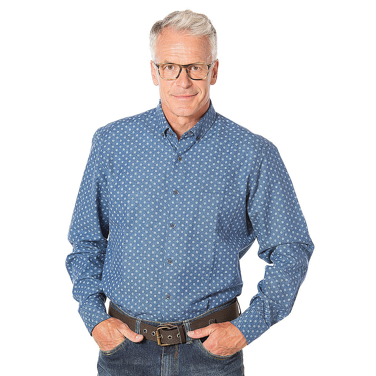 Siliteelon Camicia Flanella Uomo A Quadri – Maniche Lunghe, 100% Cotone, Tessuto 8 Oz, Non Restringe