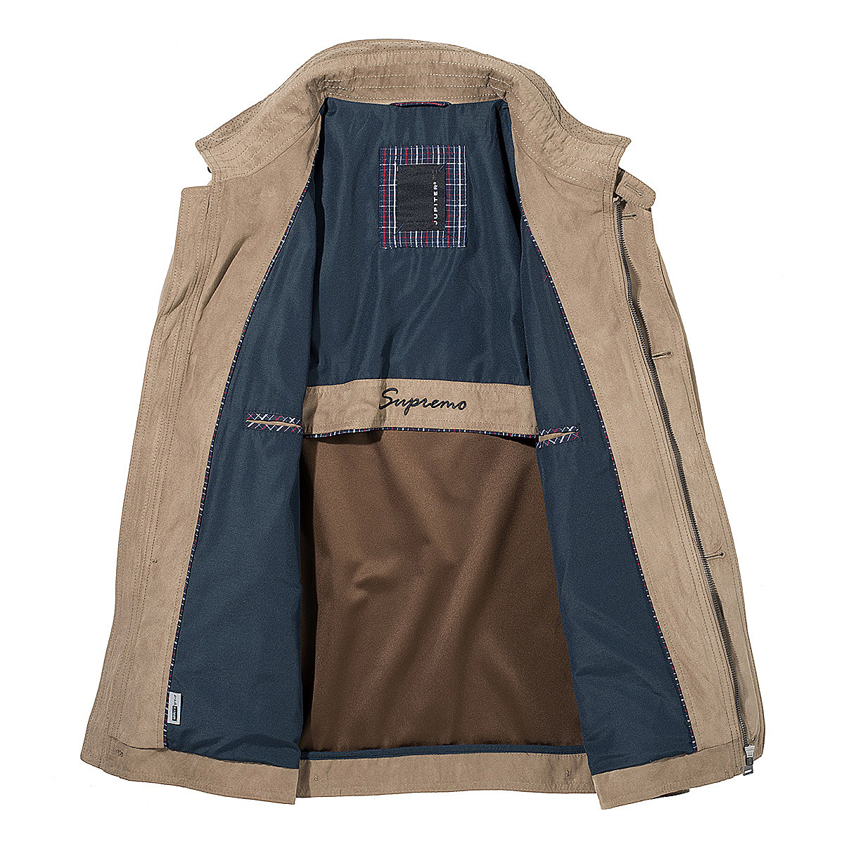 Jupiter | Supremo Leicht Blouson | Farbe beige | Größenspezialist 