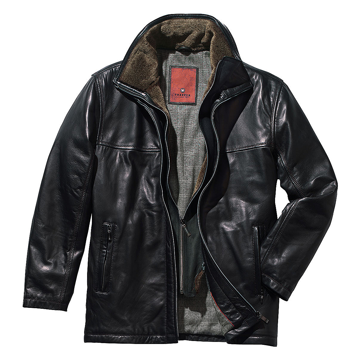 Trapper lederjacke clearance