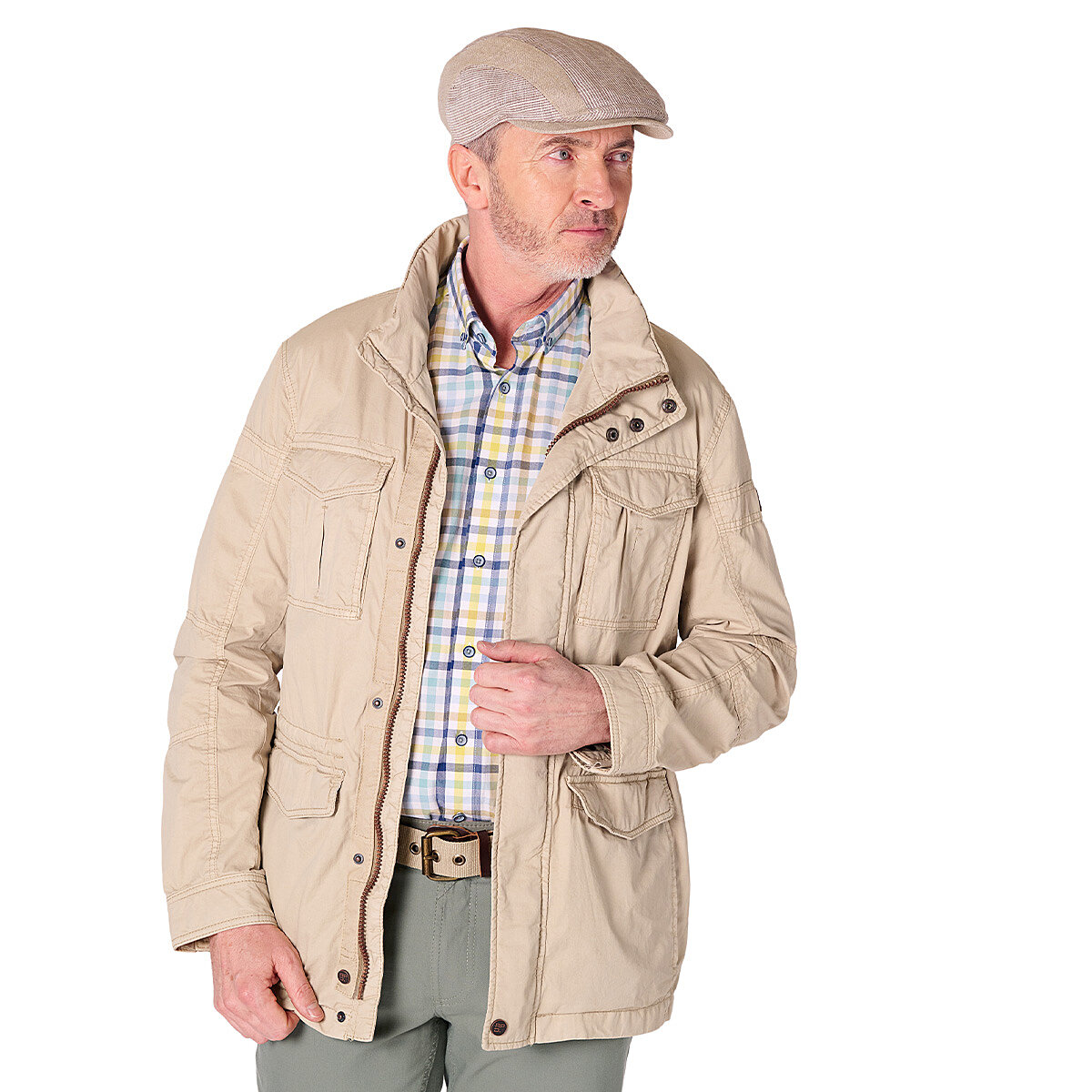 Redpoint FieldJacket aus Baumwolle Sand Größenspezialist Männermode