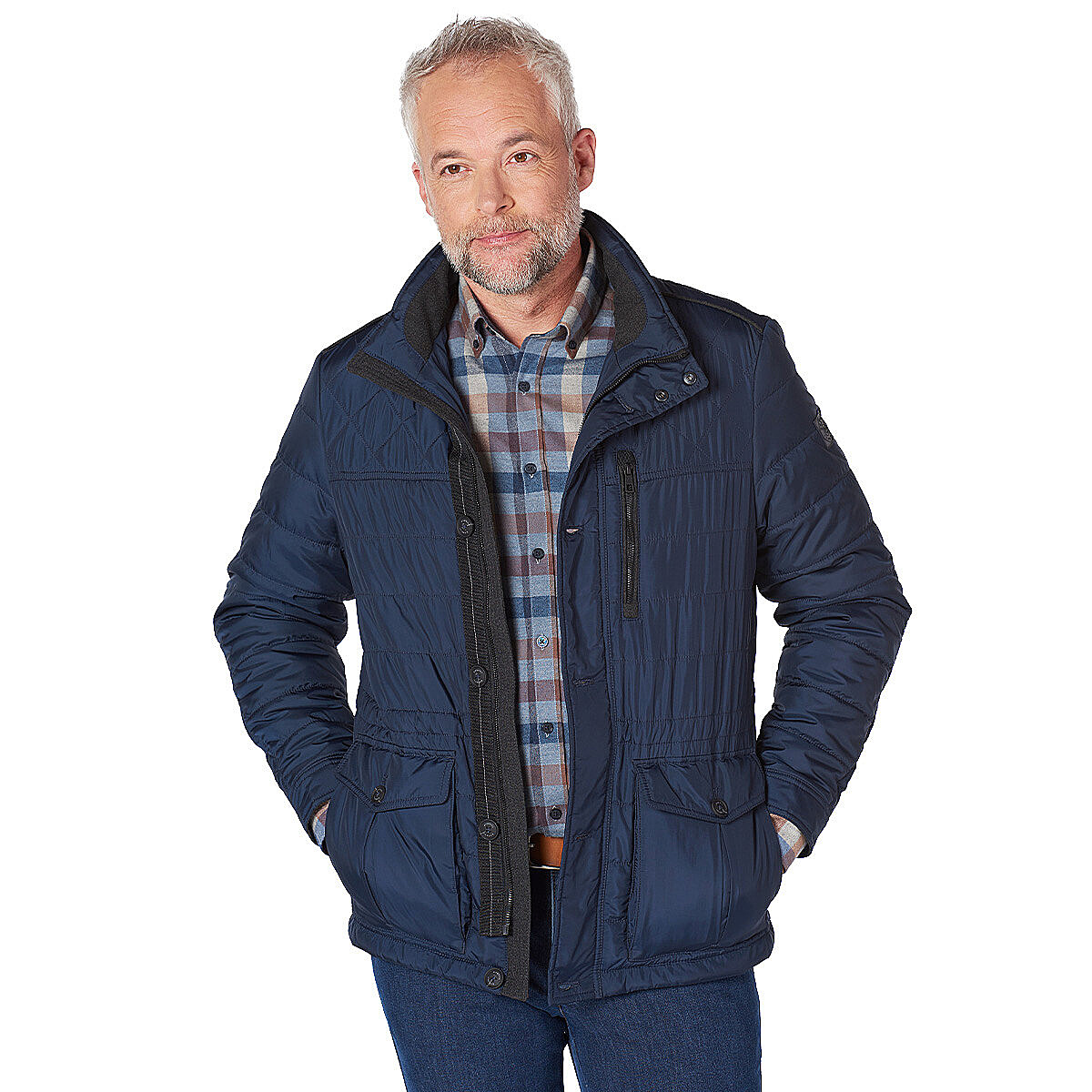 Bugatti | Leichte Steppjacke | AirSeries-Kollektion | Dunkelblau