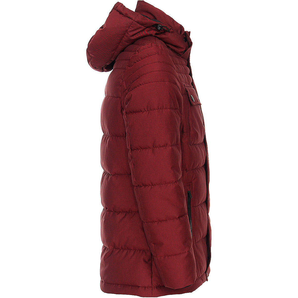 Casa Moda Winterjacke mit abnehmbarer Kapuze Burgund
