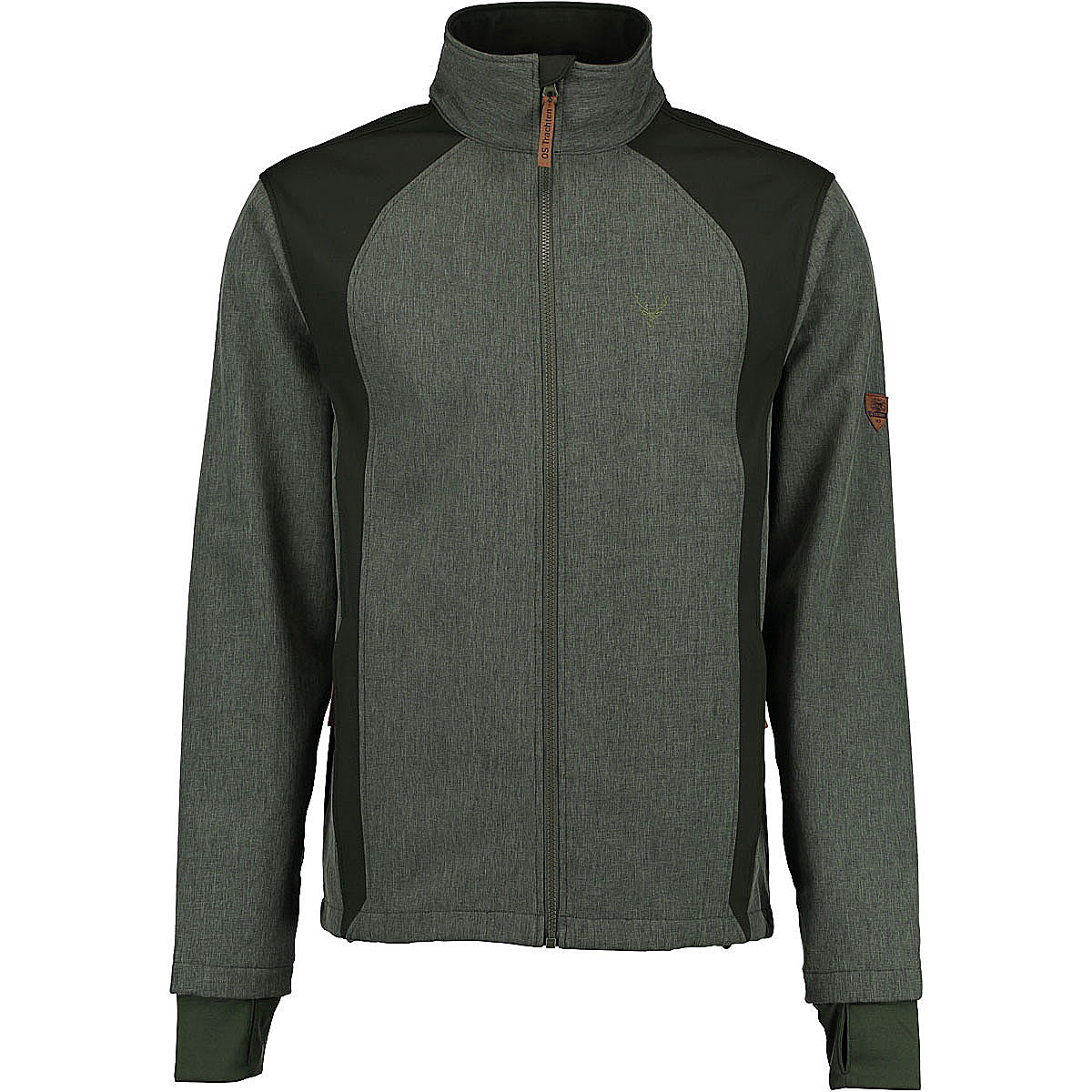 Softshell-Männer-Jacke | Oliv | Größenspezialist Männermode