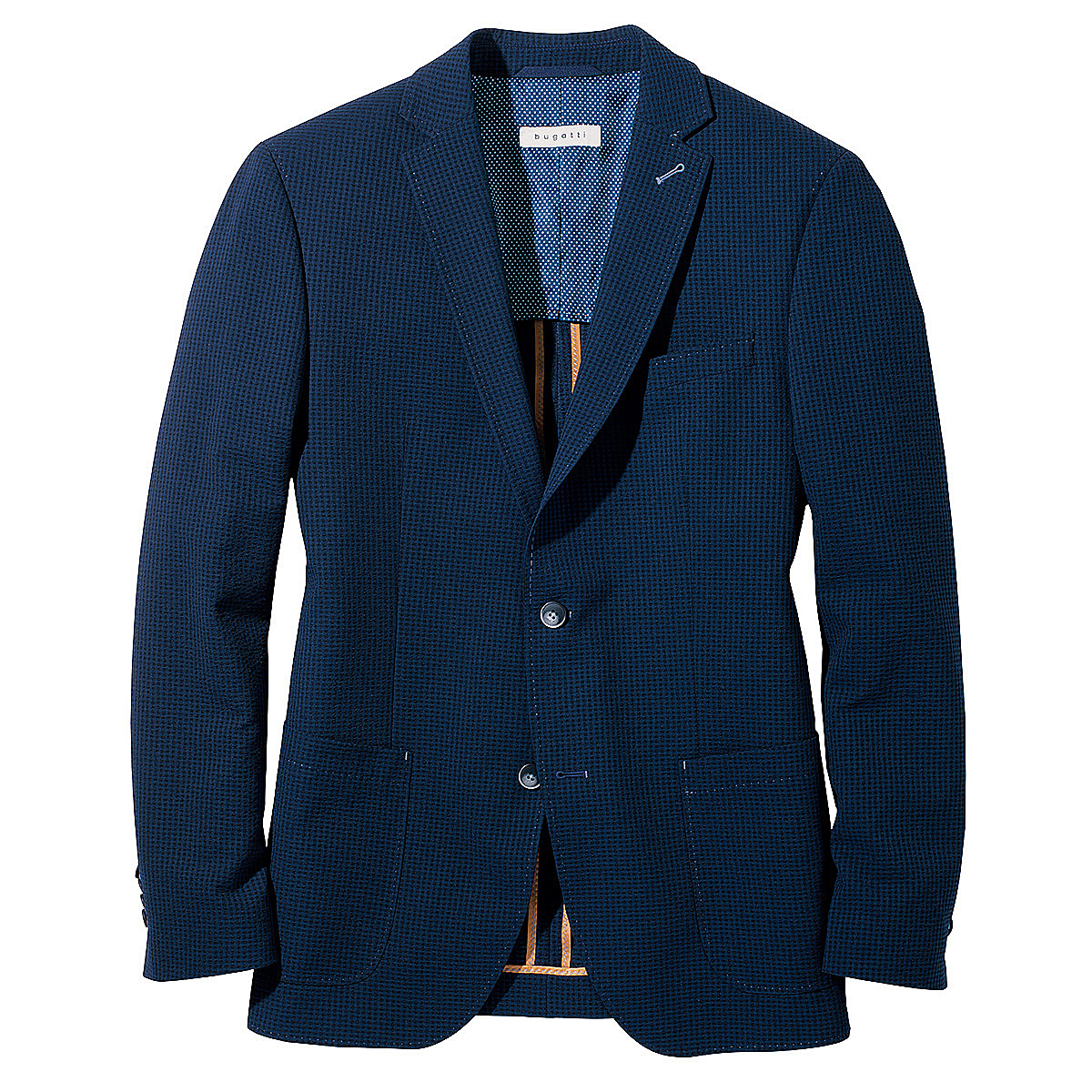 Bugatti | | Federleichter Männermode Farbe Größenspezialist Blazer | marine