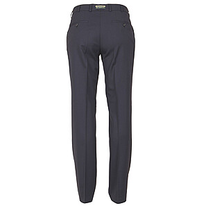 Club of Comfort | Flat Front-Wollhose | Elastischer Komfortbund | Tiefbund Modell | Marine