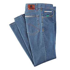 Club of Comfort | High-Stretch-Denim-Jeans | Kurze Leibhhe | blue stone