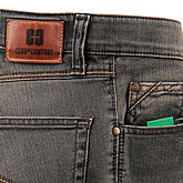 Club of Comfort | Highstretch Denim | 5 Pocket Jeans | Farbe braun