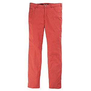 Luigi Morini | Sommerleichte High-Stretch Baumwoll-Hose | Rot