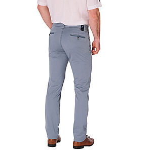 Club of Comfort | High-Stretch Baumwollhose | Swing-Pocket | Sommerleicht | Mittelblau