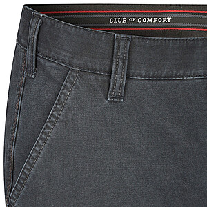 Club of Comfort | Baumwoll-Cotel Chino mit wrmendem ThermoLite Futter | Anthrazit