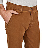 Club of Comfort | Noble Baumwoll-Chinos | Flat Front | Cognac