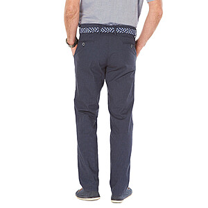 Club of Comfort | Hose Mikro-Struktur im Wool-Look | Blau