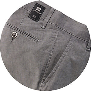 Club of Comfort | Hose Mikro-Struktur im Wool-Look | Grau