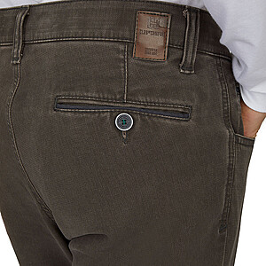 Club of Comfort | Pima-Cotton Baumwollhose | Swing-Pocket-Modell | Farbe Tabak