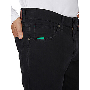 Club of Comfort | Edle 5-pocket Baumwoll-Hose Pima Cotton | Schwarz